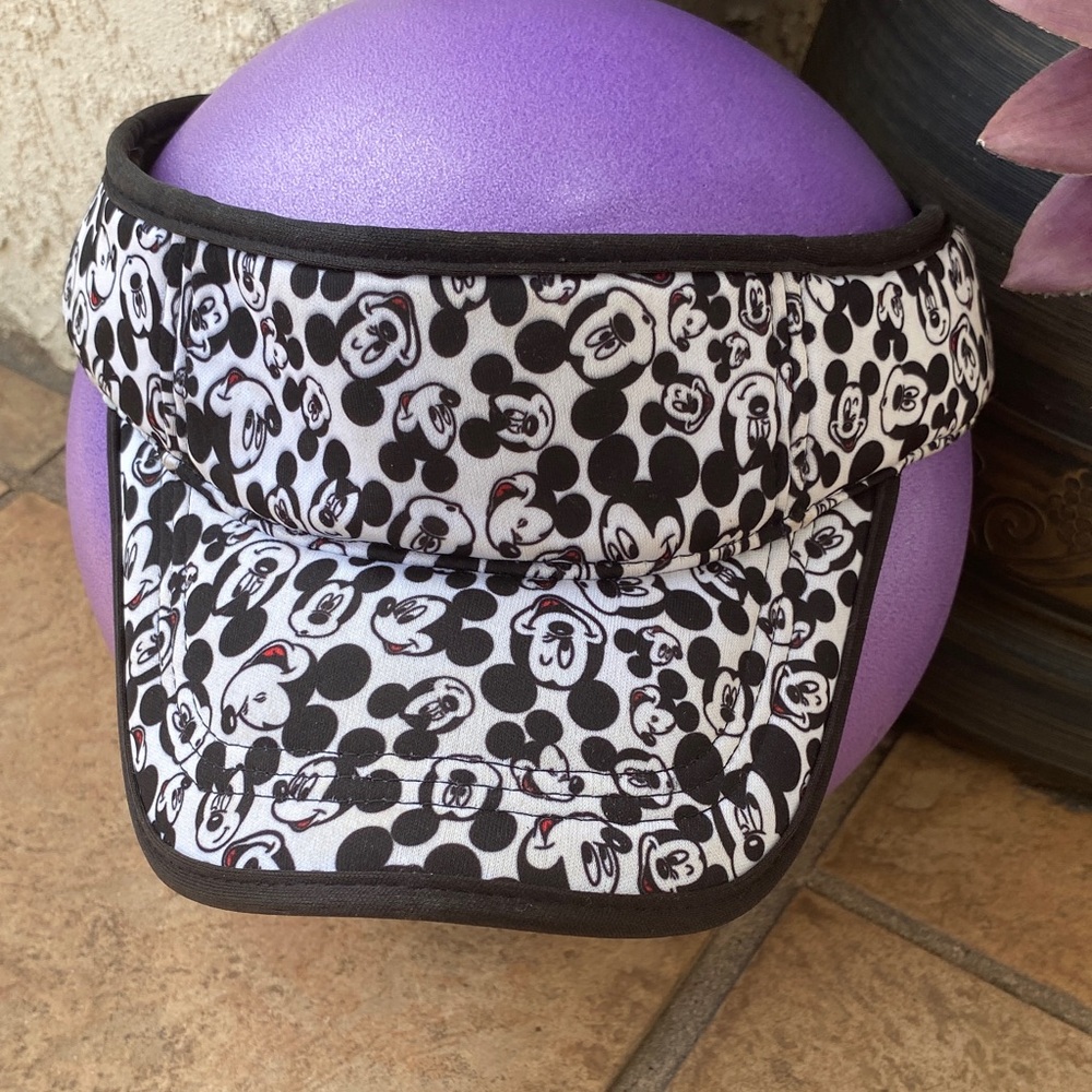 Disney Black and White Mickey Mouse Kids Visor